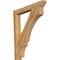 Ekena Millwork Balboa Slat Rough Sawn Outlooker, Western Red Cedar, 6"W x 38"D x 42"H OUT06X38X42BOA06RWR - alternate 1